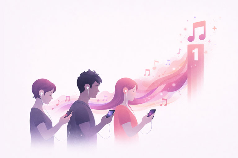 週刊チャートの挿絵